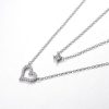 Double Love Pendant Necklace