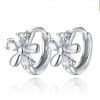 Flower Hoop Earrings by HARRY CLEEF