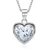 Pendant Necklace Genuine 925 Sterling Silver Jewelry High Quality Sparkling